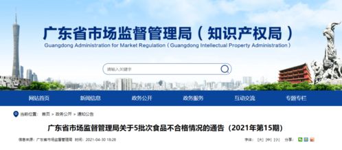 食品安全警鐘再響 廣東多批次不合格食品遭下架召回，網絡產品研發運營助力透明監管